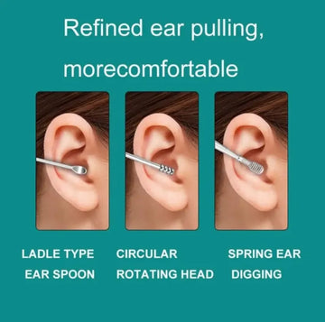 6Pcs Stainless Steel Ear Cleaner Set